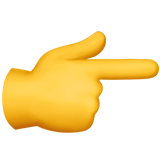 point right emoji